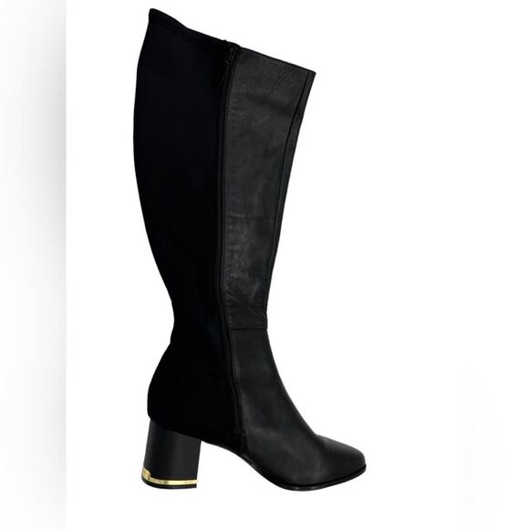 CALVIN KLEIN FREEDA KNEE HIGH BOOTS 9.5 WIDE CALF - Picture 3 of 14